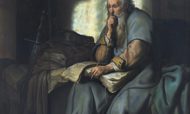 Rembrandt Harmenszoon van RijnŚw. Paweł w więzieniuolej na desce, 1627Galeria Państwowa Stuttgart