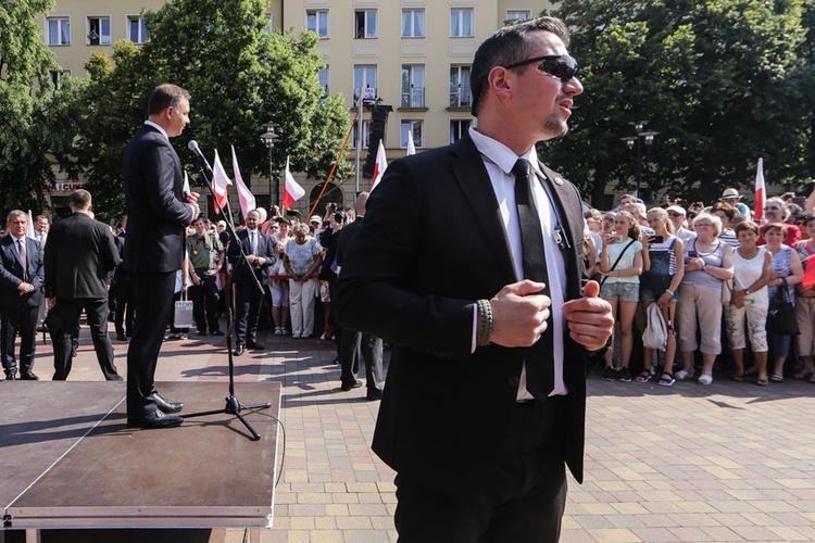 Prezydent Andrzej Duda w Tychach i Bieruniu