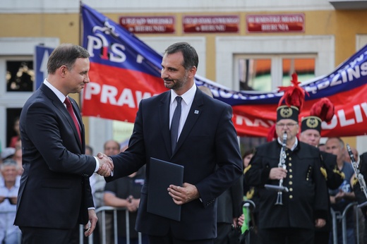 Prezydent Andrzej Duda w Tychach i Bieruniu