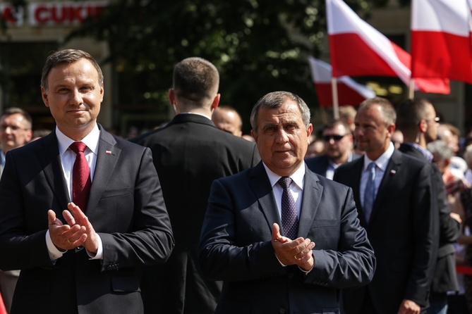 Prezydent Andrzej Duda w Tychach i Bieruniu