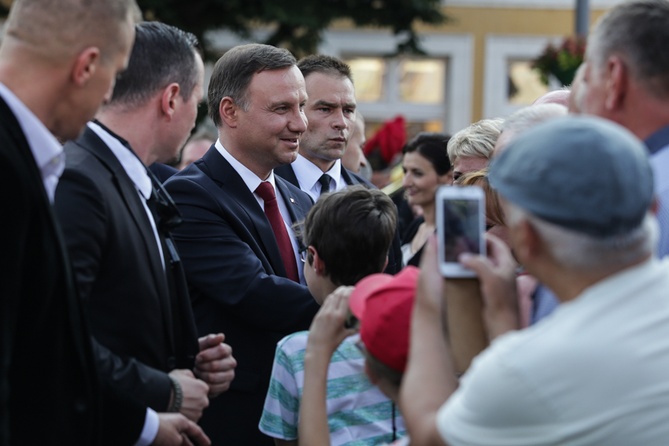 Prezydent Andrzej Duda w Tychach i Bieruniu