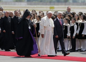 Franciszek jest już w Armenii 