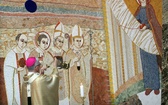 Abp Skworc błogosławi wizerunek Niepokalanej Jutrzenki Wolności w Katowicach