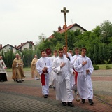 Abp Skworc błogosławi wizerunek Niepokalanej Jutrzenki Wolności w Katowicach