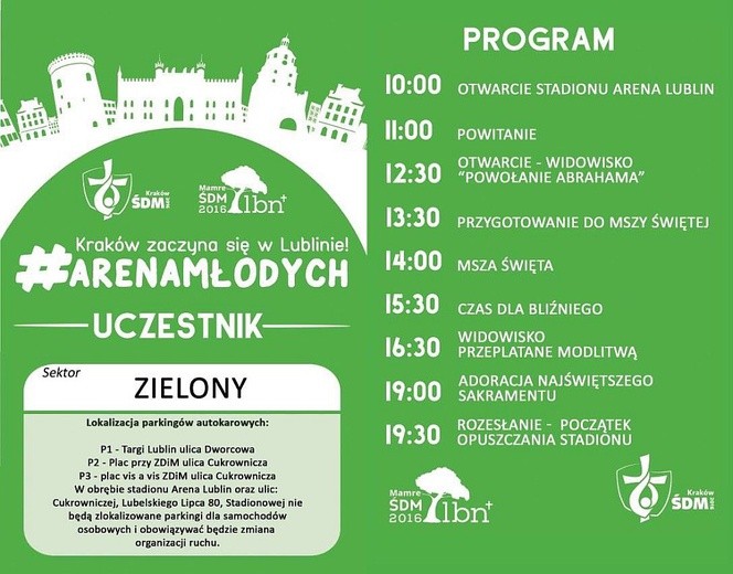 #ArenaMłodych - szczegółowy program