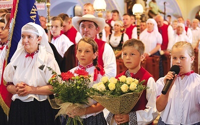 Dziękczynienie w istebniańskim kościele.