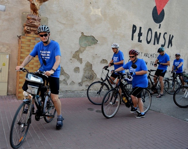 Szlak tegorocznej pielgrzymki rowerowej wiedzie z Płońska, przez Gniezno i Poznań, do Wrocławia