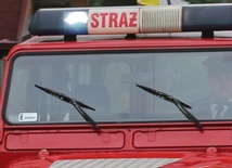 W akcji gaśniczej uczestniczyło 10 zastępów strażaków