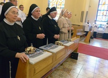 Siostry, które w ostatnich latach pracowały w seminarium (od lewej): s. Bernadetta, s. Hiacynta i s. Łucja 