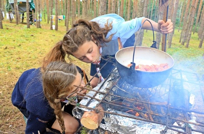 Na obozie letnim u Zawiszaków