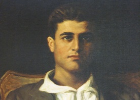 Portret bł. Frassatiego w Turynie - miejscu spoczynku jego doczesnych szczątków