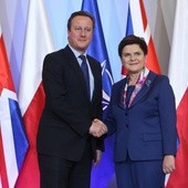 Premier Szydło rozmawiała z Davidem Cameronem