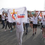 Flash mob przed ŚDM w Przasnyszu