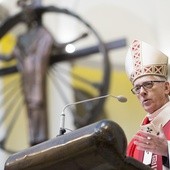 Abp W. Skworc podczas Mszy św. katowickiej katedrze z okazji XXXI ŚDM.