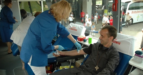 ŚDM-owe krwiodawstwo w Wieliczce