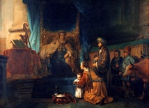 Anna z Samuelem przed prorokiem Helim