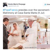 Papież pobłogosławił małżeństwo niesłyszących