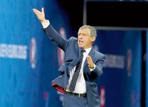 Fernando Santos podczas finałowego meczu Portugalii z Francją.