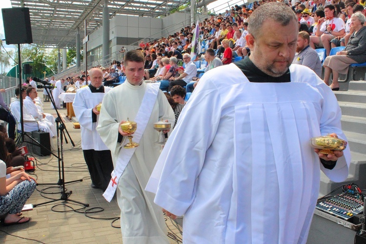 Pielgrzymi ŚDM w Ostródzie