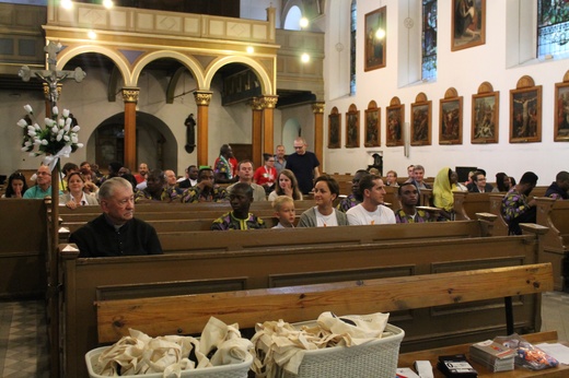 Powitanie Nigeryjczyków w Tarnowskich Górach