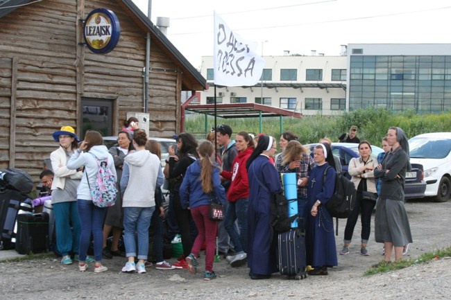 Centrum ŚDM w Kozienicach wita pielgrzymów