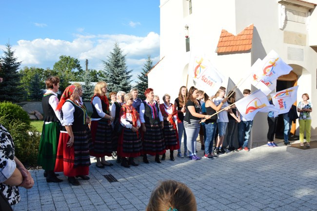 Centrum ŚDM w Solcu nad Wisłą (dekanat lipski) wita pielgrzymów