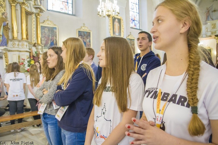 Pielgrzymi z Francji w Tymbarku