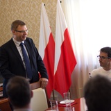 Młodzież ŚDM u wojewody
