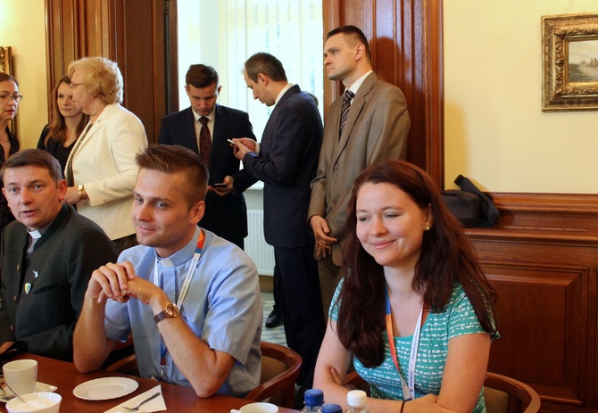 Spotkanie delegacji ŚDM w zabrzańskim ratuszu