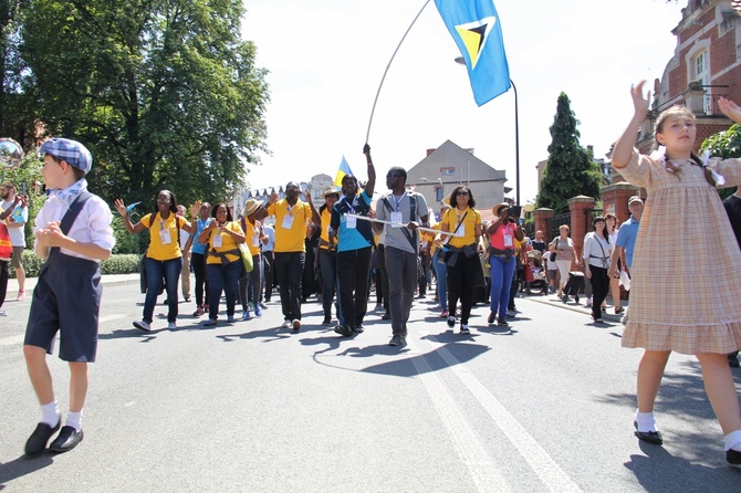 ŚDM 2016 - Marsz przez Rybnik