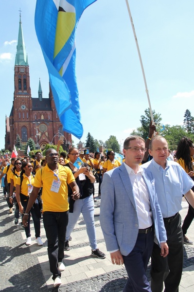 ŚDM 2016 - Marsz przez Rybnik