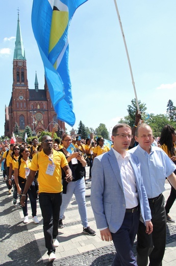 ŚDM 2016 - Marsz przez Rybnik