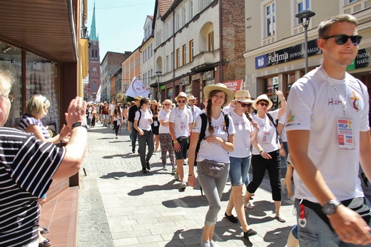 ŚDM 2016 - Marsz przez Rybnik