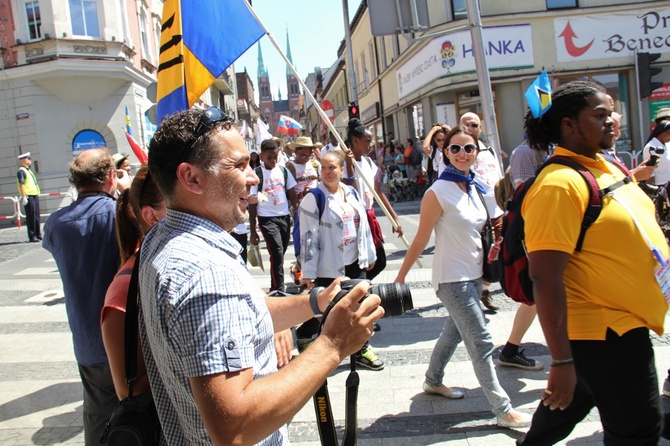 ŚDM 2016 - Marsz przez Rybnik