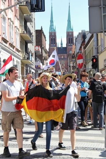 ŚDM 2016 - Marsz przez Rybnik