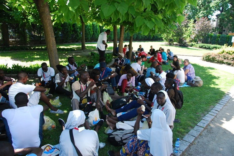 Senegal, Kanada, Francja zwiedza Wrocław