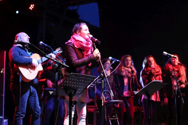 Fausystem i goście - przed koncertem dla uczestników ŚDM