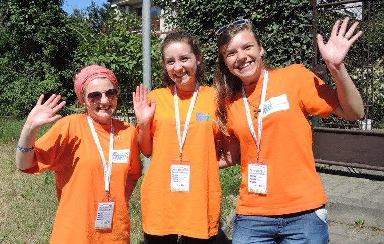 Wolontariuszki ze Straconki pomagały uczestnikom ŚDM w Bielsku-Białej przez ostatni tydzień