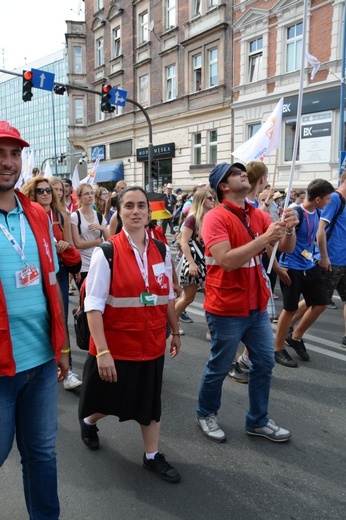 Marsz młodego Kościoła przez Opole