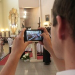 Eucharystia z widokiem na stadion