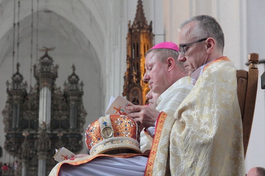 Msza św. w bazylice Mariackiej