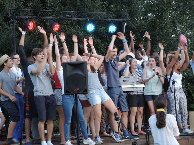 Polsko-francuski piknik w Bielsku-Białej Lipniku