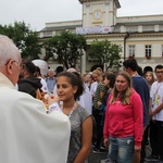 Msza św. na Starym Rynku w Łowiczu