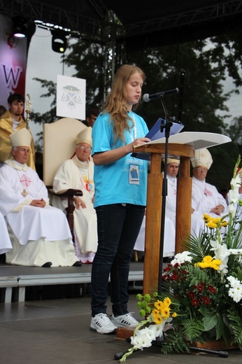 Msza św. na Starym Rynku w Łowiczu