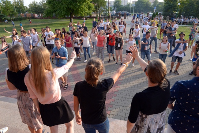 Pożegnanie pielgrzymów ŚDM na radomskim Michałowie