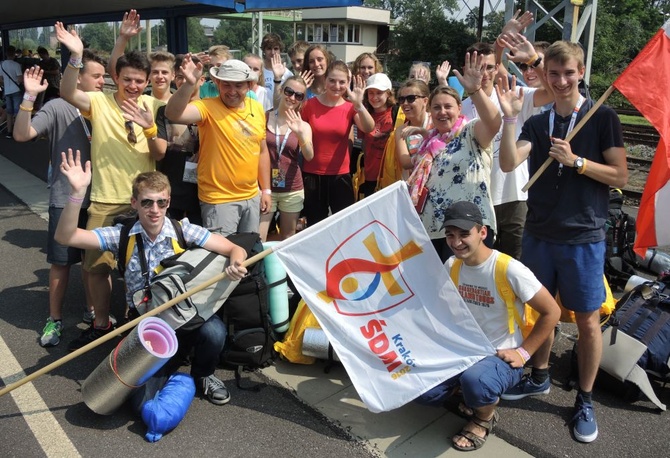 Pierwszy pociąg wyruszył z Bielska-Białej na ŚDM!