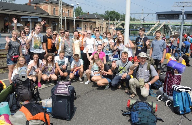 Pierwszy pociąg wyruszył z Bielska-Białej na ŚDM!