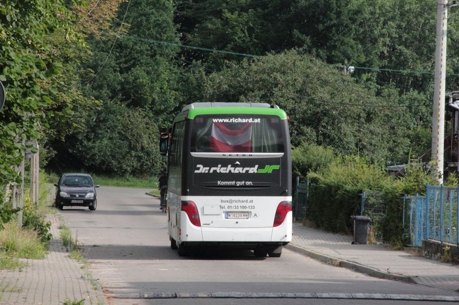 Pożegnanie pielgrzymów w Małym Kacku