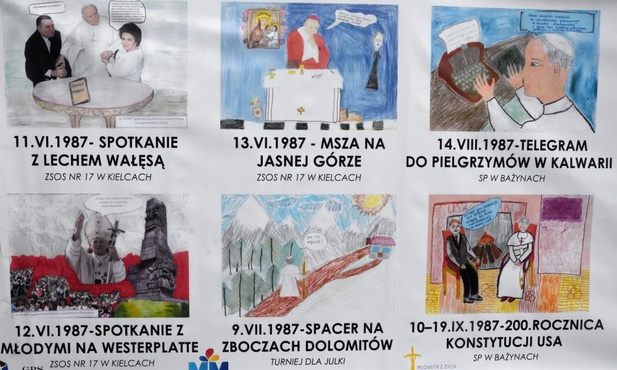 Kilometr z życia papieża