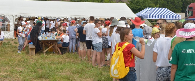 Pobudka i odprawa w Miasteczku Łowickim